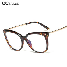 Load image into Gallery viewer, 45818 Vintage Square Anti-Blue Cat Eye Glasses Frames Men Women Optical  Computer Eyeglasses