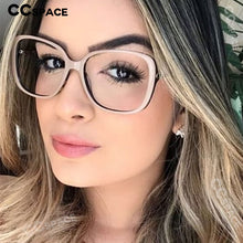 Carica l&#39;immagine nel visualizzatore di Gallery, 45836 TR90 Cat Eye Glasses Frames Men Women Optical  Computer Glasses