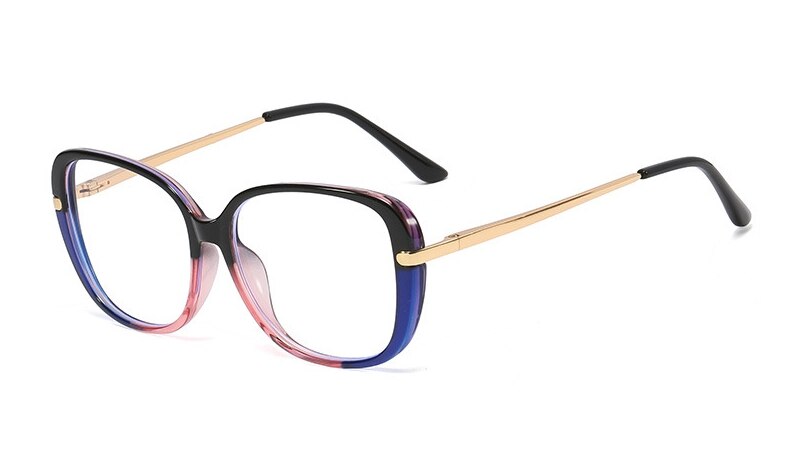 45836 TR90 Cat Eye Glasses Frames Men Women Optical  Computer Glasses