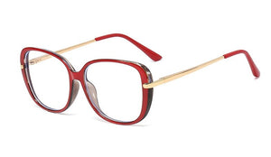 45836 TR90 Cat Eye Glasses Frames Men Women Optical  Computer Glasses