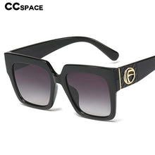 Load image into Gallery viewer, 45839 Big Letter F Retro Square Sunglasses Men Women Shades UV400 Vintage Glasses