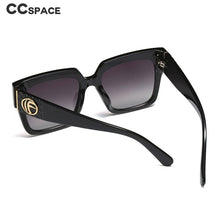Load image into Gallery viewer, 45839 Big Letter F Retro Square Sunglasses Men Women Shades UV400 Vintage Glasses