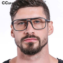 Load image into Gallery viewer, 45844 TR90 Retro Square Glasses Frames Men Women Optical Computer Glasses