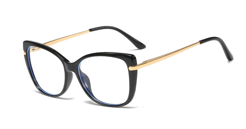 45847 TR90 Retro Cat Eye Glasses Frames Men Women Optical Computer Glasses