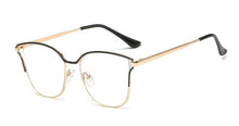 Load image into Gallery viewer, 45887 Cat Eye Metal Half-Frame Women Optical Computer Glasses