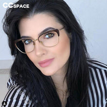 Load image into Gallery viewer, 45889 Cat Eye Eyebrow Frame Glasses Frames Men Women Optical Computer Glasses