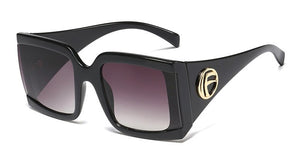 45891 Big Frame Square Sunglasses Men Women Shades UV400 Vintage Glasses