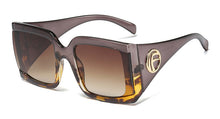 Load image into Gallery viewer, 45891 Big Frame Square Sunglasses Men Women Shades UV400 Vintage Glasses