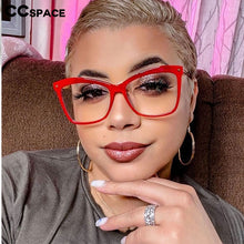 Load image into Gallery viewer, 45894 TR90 anti blue light Glasses Frames Women Optical retro Computer Glasses