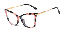 Load image into Gallery viewer, 45918 TR90  Anti Blue Light Big Cat Eye Glasses Frames Women Optical  Computer EyeGlasses