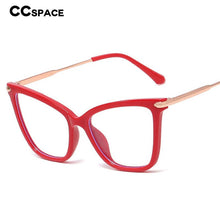 Load image into Gallery viewer, 45918 TR90  Anti Blue Light Big Cat Eye Glasses Frames Women Optical  Computer EyeGlasses