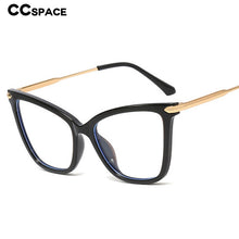 Load image into Gallery viewer, 45918 TR90  Anti Blue Light Big Cat Eye Glasses Frames Women Optical  Computer EyeGlasses
