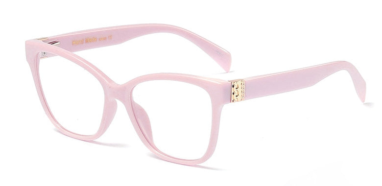 45923 Retro Cat Eye Square Glasses Frames Men Women Optical Computer Glasses