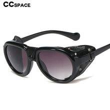 Load image into Gallery viewer, 45928 Steampunk gafas a prueba de viento de los hombres de la moda de las mujeres tonos UV400 gafas Vintage