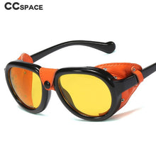 Load image into Gallery viewer, 45928 Steampunk gafas a prueba de viento de los hombres de la moda de las mujeres tonos UV400 gafas Vintage