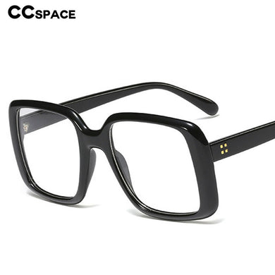 45931 Big Frame Square Glasses Frames Rivet Women Oversized Computer Glasses