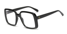 Load image into Gallery viewer, 45931 Big Frame Square Glasses Frames Rivet Women Oversized Computer Glasses