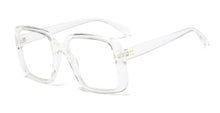 Load image into Gallery viewer, 45931 Big Frame Square Glasses Frames Rivet Women Oversized Computer Glasses