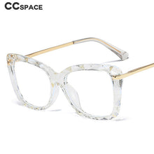 Load image into Gallery viewer, 45940 Anti-blue light TR90 Retro Crystal Cutting Glasses Frames Men Women Optical Computer Glasses