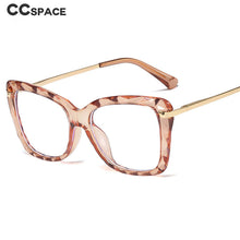 Load image into Gallery viewer, 45940 Anti-blue light TR90 Retro Crystal Cutting Glasses Frames Men Women Optical Computer Glasses
