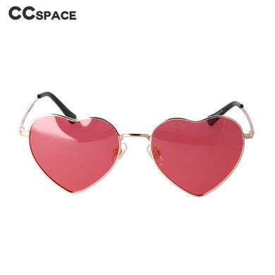 45941 Heart Women Polarized Sunglasses Metal Frame Men Shades Uv400 Vintage Glasses