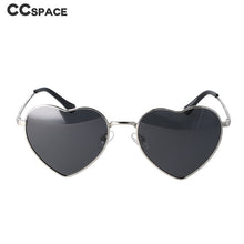 Load image into Gallery viewer, 45941 Heart Women Polarized Sunglasses Metal Frame Men Shades Uv400 Vintage Glasses
