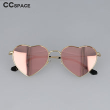 Load image into Gallery viewer, 45941 Heart Women Polarized Sunglasses Metal Frame Men Shades Uv400 Vintage Glasses