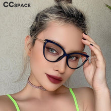 Load image into Gallery viewer, 45963 Plastic Titanium Retro Cat Eye Glasses Frames Men Women Optical Computer Glasses