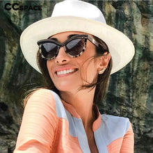 Load image into Gallery viewer, 45967 Cat Eye Round Sunglasses Men Women UV400 Glasses