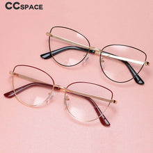 Load image into Gallery viewer, 45969 Cat Eye Retro Simple Glasses Frames Anti Blue Light Women Optical Computer Glasses