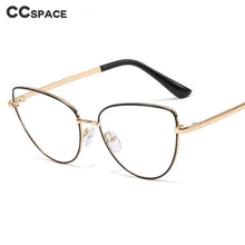Carica l&#39;immagine nel visualizzatore di Gallery, 45969 Cat Eye Simple Glasses Frames Retro Men Women Optical Computer Glasses