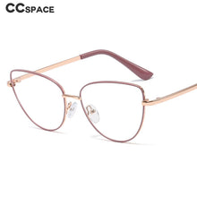 Carica l&#39;immagine nel visualizzatore di Gallery, 45969 Cat Eye Simple Glasses Frames Retro Men Women Optical Computer Glasses