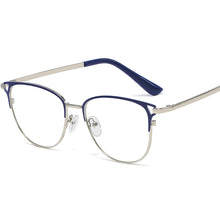 Load image into Gallery viewer, 45975 Anti-blue light Cat Eye Glasses Frames Men Women Optical Computer eyeGlasses