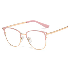 Load image into Gallery viewer, 45975 Anti-blue light Cat Eye Glasses Frames Men Women Optical Computer eyeGlasses