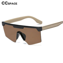Load image into Gallery viewer, 45990 Personality Oversized One Lens Square Men Women Sunglasses Outdoor Shade Driving Sun Glasses UV400