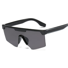 Load image into Gallery viewer, 45990 Personality Oversized One Lens Square Men Women Sunglasses Outdoor Shade Driving Sun Glasses UV400