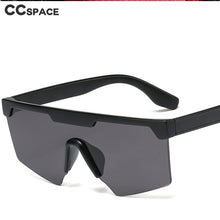 Load image into Gallery viewer, 45990 Personality Oversized One Lens Square Men Women Sunglasses Outdoor Shade Driving Sun Glasses UV400
