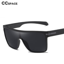 Load image into Gallery viewer, 45993 Plastic Titanium Polarized One Lens Sunglasses Men Women UV400