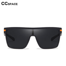 Load image into Gallery viewer, 45993 Plastic Titanium Polarized One Lens Sunglasses Men Women UV400