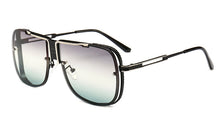 Load image into Gallery viewer, 46062 Oversize Metal Square Sunglasses Men Women UV400 Vintage Glasses