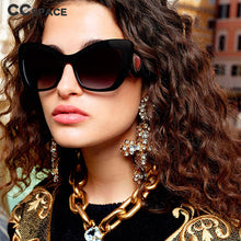 Load image into Gallery viewer, 46082 Cat Eye Red Heart Sunglasses Women Shades UV400 Vintage Glasses