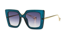 Load image into Gallery viewer, 46110 Retro Pearl  Women Sunglasses  Square Shades UV400 Vintage Glasses