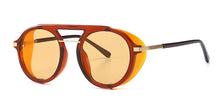Load image into Gallery viewer, 46122 Steam Punk Round Sunglasses Men Women 2023 Shades UV400 Vintage Glasses