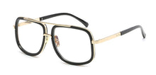 Load image into Gallery viewer, 46135 Oversized Pilot Square Sunglasses Men Women Shades UV400 Vintage Glasses