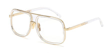 Load image into Gallery viewer, 46135 Oversized Pilot Square Sunglasses Men Women Shades UV400 Vintage Glasses