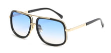 Load image into Gallery viewer, 46135 Oversized Pilot Square Sunglasses Men Women Shades UV400 Vintage Glasses