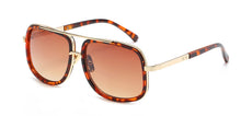 Load image into Gallery viewer, 46135 Oversized Pilot Square Sunglasses Men Women Shades UV400 Vintage Glasses