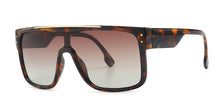 Load image into Gallery viewer, 46146 Big Frame One Lens Polarized Sunglasses Men Women Shades UV400 Vintage Glasses