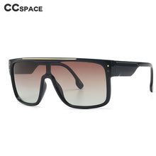 Load image into Gallery viewer, 46146 Big Frame One Lens Polarized Sunglasses Men Women Shades UV400 Vintage Glasses