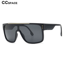 Load image into Gallery viewer, 46146 Big Frame One Lens Polarized Sunglasses Men Women Shades UV400 Vintage Glasses